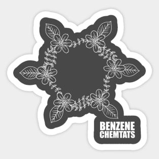 Benzene (W) Sticker